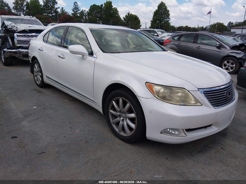 2007 Lexus Ls 460 VIN JTHBL46F175002841 IAAI salvage auction — REAR END, Salvage (North Carolina), sold $1,200 on 2026-07-09 (photo 1)