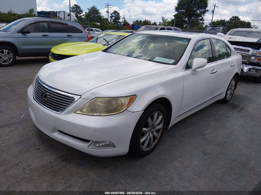 2007 Lexus Ls 460 VIN JTHBL46F175002841 IAAI salvage auction — REAR END, Salvage (North Carolina), sold $1,200 on 2026-07-09 (photo 2)