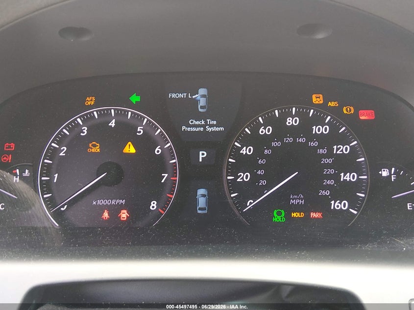 2007 Lexus Ls 460 VIN JTHBL46F175002841 IAAI salvage auction — REAR END, Salvage (North Carolina), sold $1,200 on 2026-07-09 (photo 7)