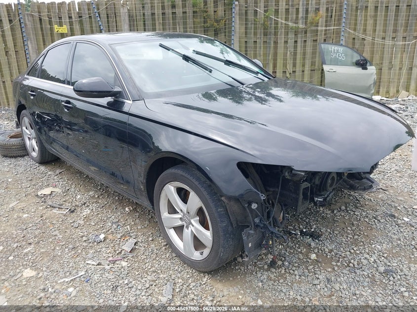 2012 Audi A6 VIN WAUDFAFC3CN119219 IAAI salvage auction — NORMAL WEAR, Clear (Virginia), sold $650 on 2026-07-27 (photo 1)