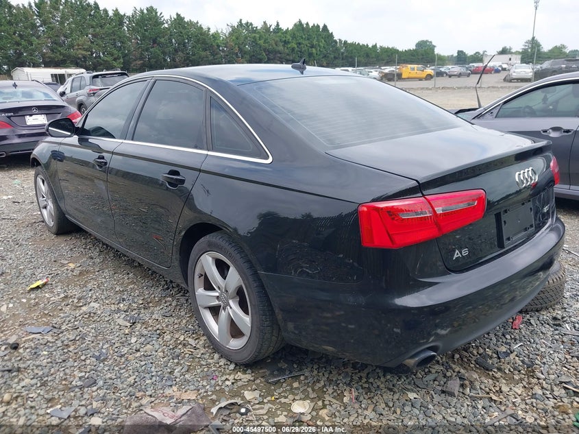 2012 Audi A6 VIN WAUDFAFC3CN119219 IAAI salvage auction — NORMAL WEAR, Clear (Virginia), sold $650 on 2026-07-27 (photo 3)