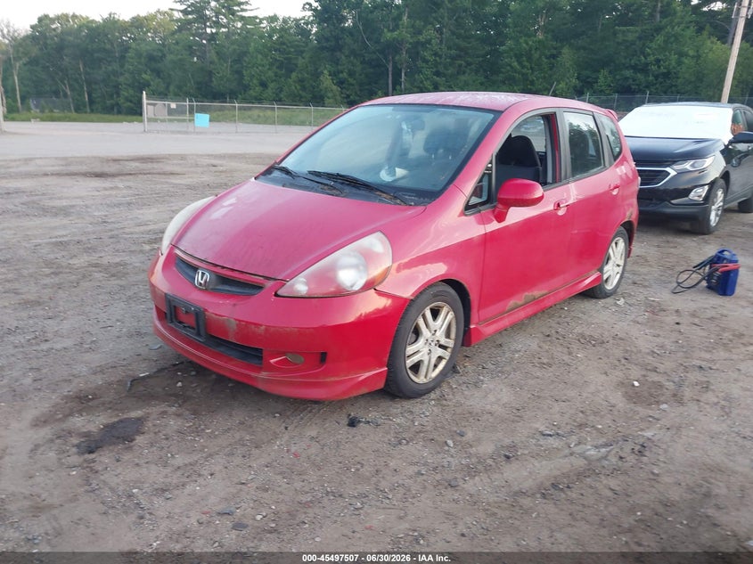 2007 Honda Fit VIN JHMGD37617S000276 IAAI salvage auction — NORMAL WEAR, Clear (Massachusetts), sold $400 on 2026-07-24 (photo 2)