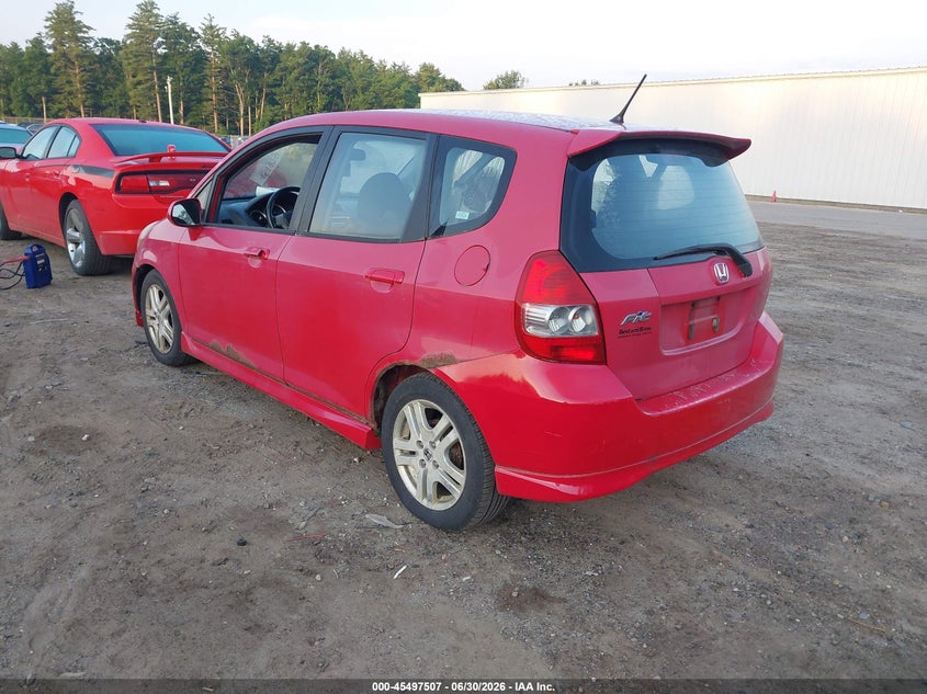 2007 Honda Fit VIN JHMGD37617S000276 IAAI salvage auction — NORMAL WEAR, Clear (Massachusetts), sold $400 on 2026-07-24 (photo 3)