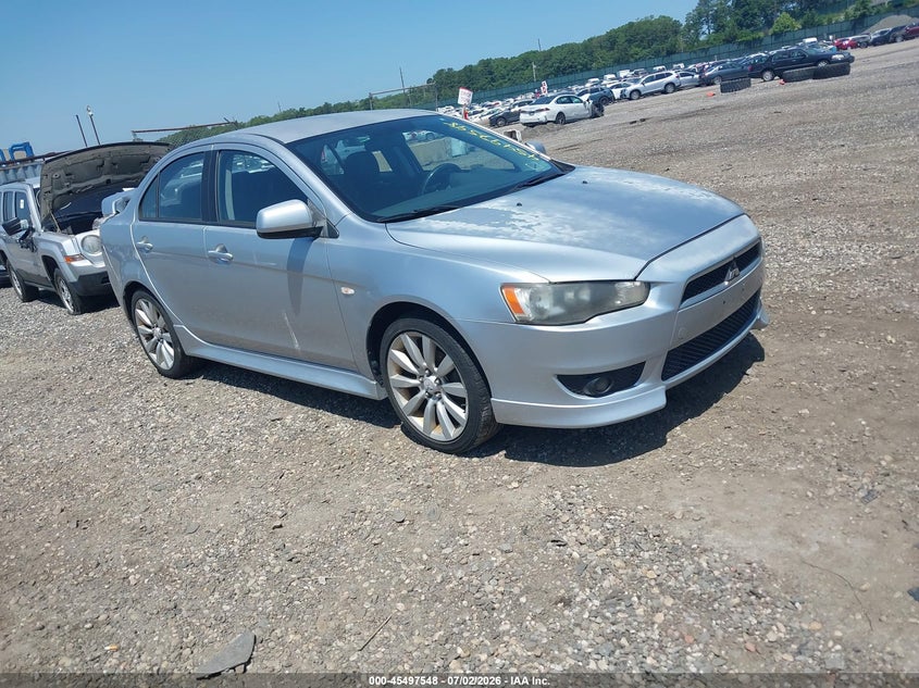 2010 Mitsubishi Lancer VIN JA32U8FW0AU024380 IAAI salvage auction — NORMAL WEAR, Clear (New York), sold $500 on 2026-07-07 (photo 1)