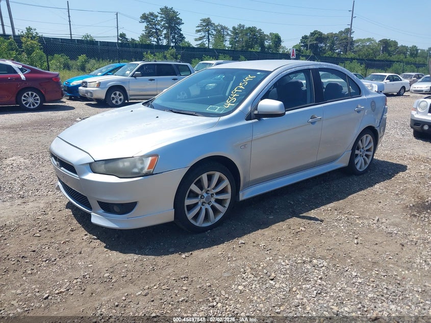 2010 Mitsubishi Lancer VIN JA32U8FW0AU024380 IAAI salvage auction — NORMAL WEAR, Clear (New York), sold $500 on 2026-07-07 (photo 2)