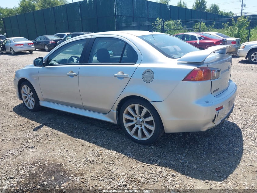 2010 Mitsubishi Lancer VIN JA32U8FW0AU024380 IAAI salvage auction — NORMAL WEAR, Clear (New York), sold $500 on 2026-07-07 (photo 3)