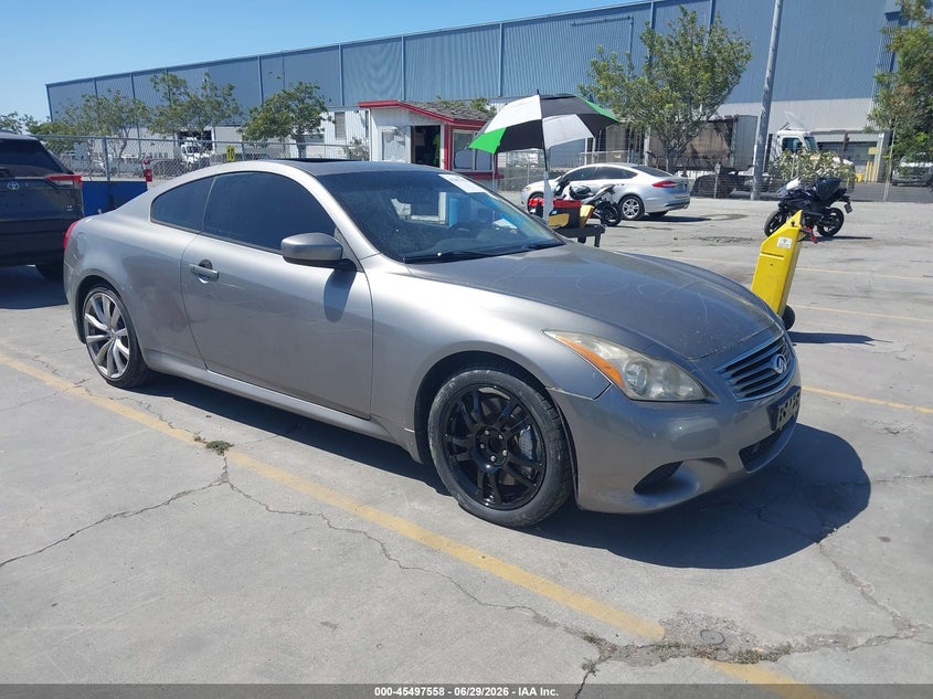 2008 Infiniti G37 VIN JNKCV64E28M111983 IAAI salvage auction — LEFT SIDE, Salvage (California), sold $2,600 on 2026-07-20 (photo 1)