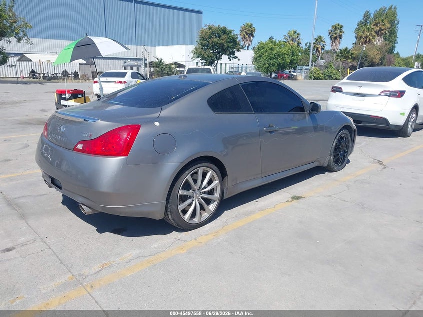 2008 Infiniti G37 VIN JNKCV64E28M111983 IAAI salvage auction — LEFT SIDE, Salvage (California), sold $2,600 on 2026-07-20 (photo 4)