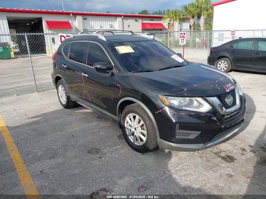 2019 Nissan Rogue VIN KNMAT2MT9KP509400 IAAI salvage auction — LEFT FRONT, Rebuildable (Florida), sold $1,600 on 2026-07-27 (photo 1)