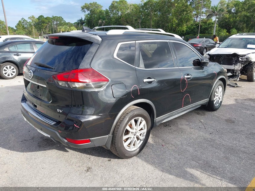 2019 Nissan Rogue VIN KNMAT2MT9KP509400 IAAI salvage auction — LEFT FRONT, Rebuildable (Florida), sold $1,600 on 2026-07-27 (photo 4)