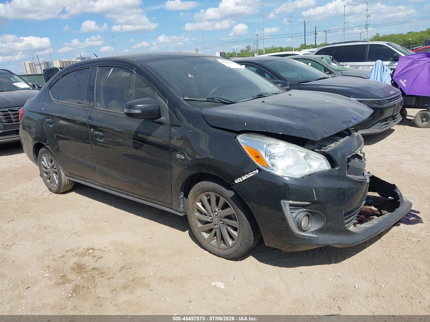 2019 Mitsubishi Mirage VIN ML32F4FJ4KHF05984 IAAI salvage auction — LEFT FRONT, Wait Title, sold $775 on 2026-08-31 (photo 1)