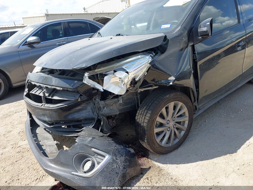 2019 Mitsubishi Mirage VIN ML32F4FJ4KHF05984 IAAI salvage auction — LEFT FRONT, Wait Title, sold $775 on 2026-08-31 (photo 6)