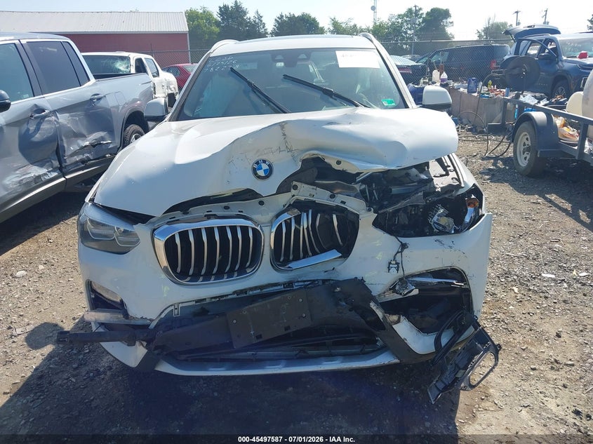 2019 BMW X3 VIN 5UXTR9C56KLE12974 IAAI salvage auction — FRONT END, Salvage Title, sold $3,150 on 2026-08-02 (photo 6)