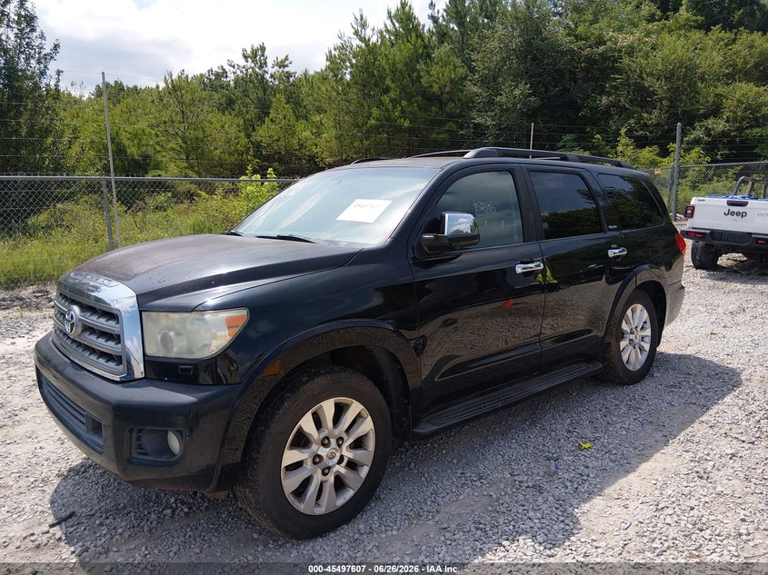 2011 Toyota Sequoia VIN 5TDYY5G12BS035291 IAAI salvage auction — NORMAL WEAR, Clear (Alabama), sold $3,800 on 2026-07-20 (photo 2)