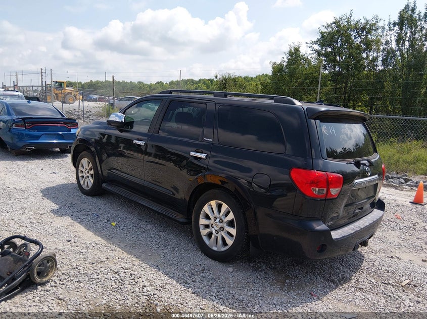 2011 Toyota Sequoia VIN 5TDYY5G12BS035291 IAAI salvage auction — NORMAL WEAR, Clear (Alabama), sold $3,800 on 2026-07-20 (photo 3)