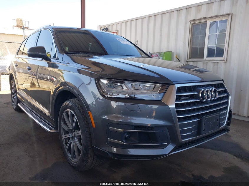 2018 Audi Q7 VIN WA1VAAF76JD037846 IAAI salvage auction — LEFT FRONT, Salvage (California), sold $8,700 on 2026-07-28 (photo 1)