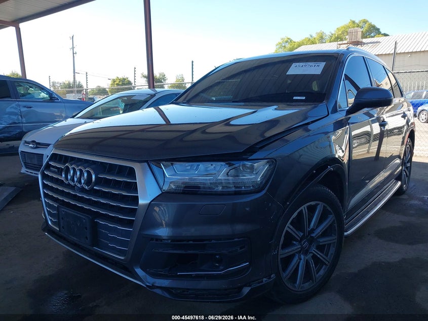 2018 Audi Q7 VIN WA1VAAF76JD037846 IAAI salvage auction — LEFT FRONT, Salvage (California), sold $8,700 on 2026-07-28 (photo 2)