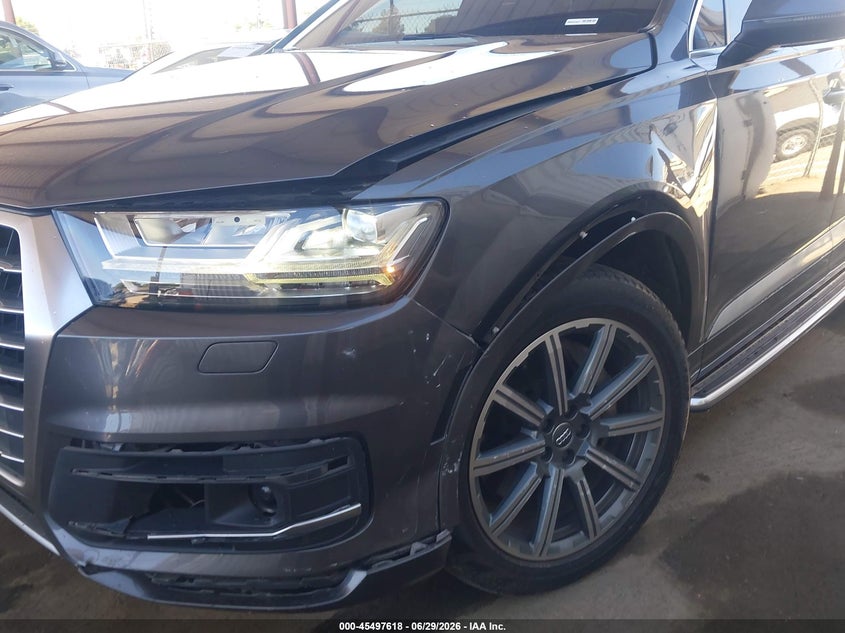 2018 Audi Q7 VIN WA1VAAF76JD037846 IAAI salvage auction — LEFT FRONT, Salvage (California), sold $8,700 on 2026-07-28 (photo 6)