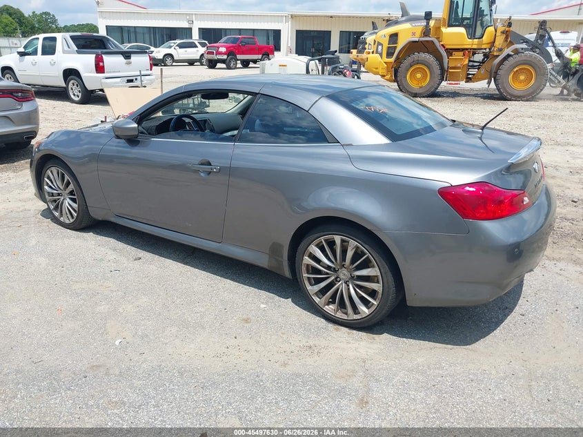 2012 Infiniti G37 VIN JN1CV6FE2CM202956 IAAI salvage auction — SIDE, Repossession Paperwork (Georgia), sold $2,550 on 2026-07-23 (photo 3)