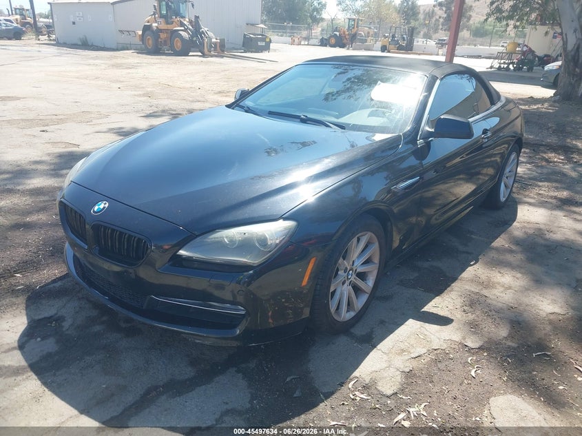 2014 BMW 6er VIN WBALW7C57ED595955 IAAI salvage auction — NORMAL WEAR, Clear - Dealer Only (California), sold $2,925 on 2026-07-28 (photo 2)