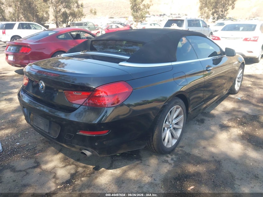 2014 BMW 6er VIN WBALW7C57ED595955 IAAI salvage auction — NORMAL WEAR, Clear - Dealer Only (California), sold $2,925 on 2026-07-28 (photo 4)