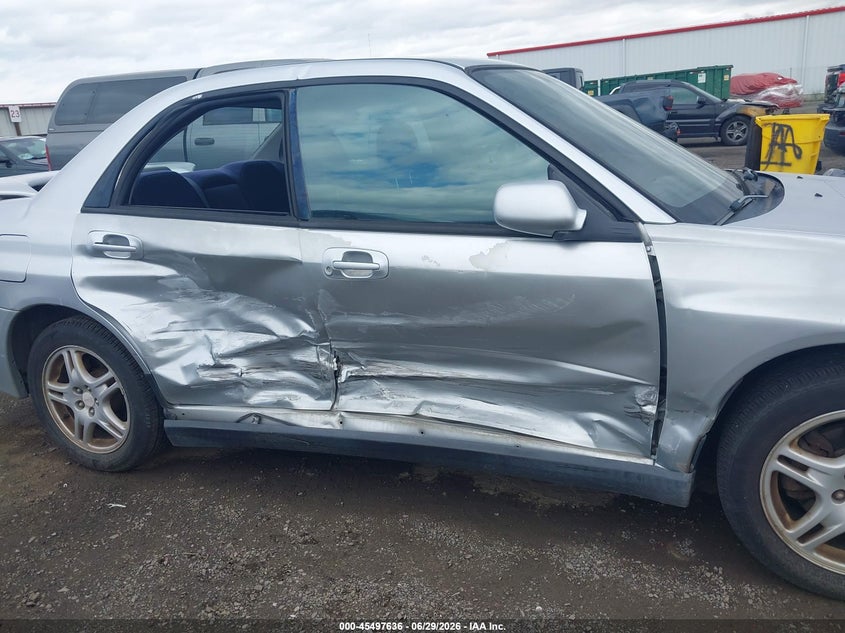 2002 Subaru Impreza VIN JF1GD29602H519971 IAAI salvage auction — SIDE, Bill Of Sale (Washington), sold $25 on 2026-07-28 (photo 6)