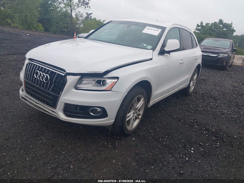 2016 Audi Q5 VIN WA1L2AFP3GA037091 IAAI salvage auction — FRONT END, Mv-907A (New York), sold $1,050 on 2026-07-14 (photo 2)