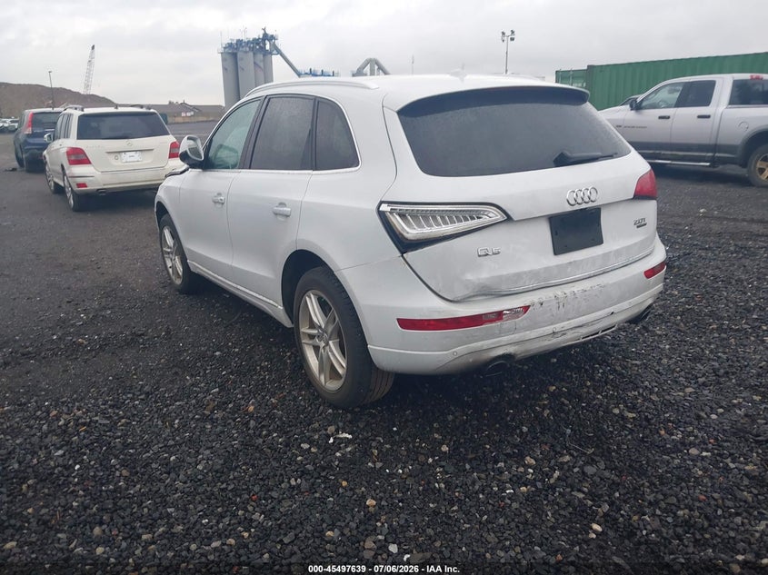 2016 Audi Q5 VIN WA1L2AFP3GA037091 IAAI salvage auction — FRONT END, Mv-907A (New York), sold $1,050 on 2026-07-14 (photo 3)