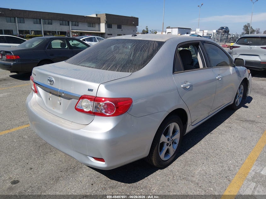 2012 Toyota Corolla VIN 5YFBU4EE6CP017520 IAAI salvage auction — FRONT END, Salvage (California), sold $2,550 on 2026-07-21 (photo 4)