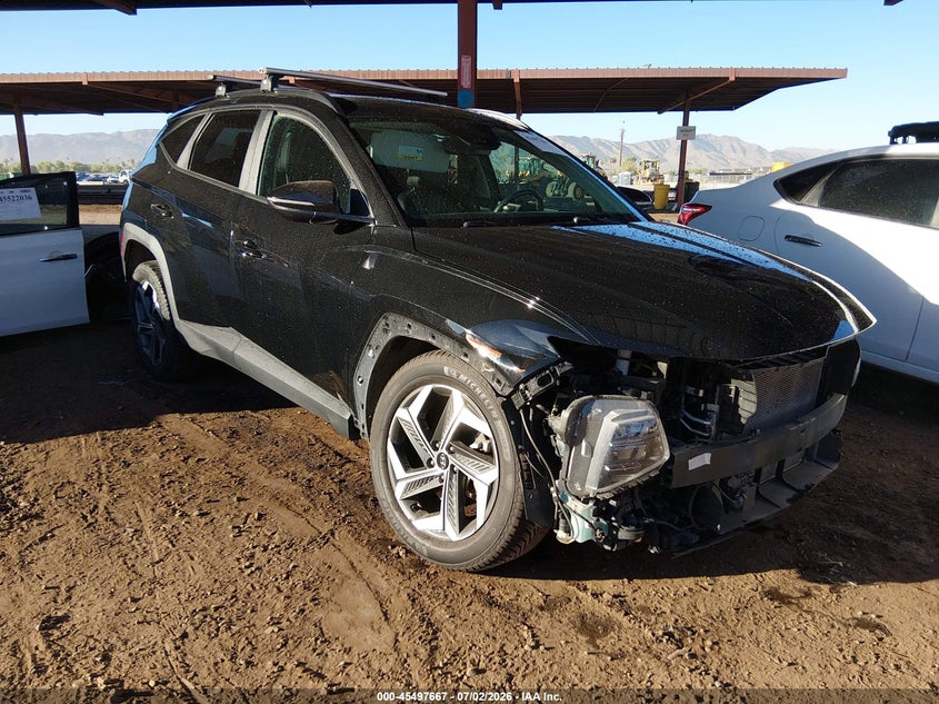 2022 Hyundai Tucson VIN 5NMJCCAE1NH155428 IAAI salvage auction — LEFT FRONT, Salvage (Arizona), sold $5,200 on 2026-07-10 (photo 1)