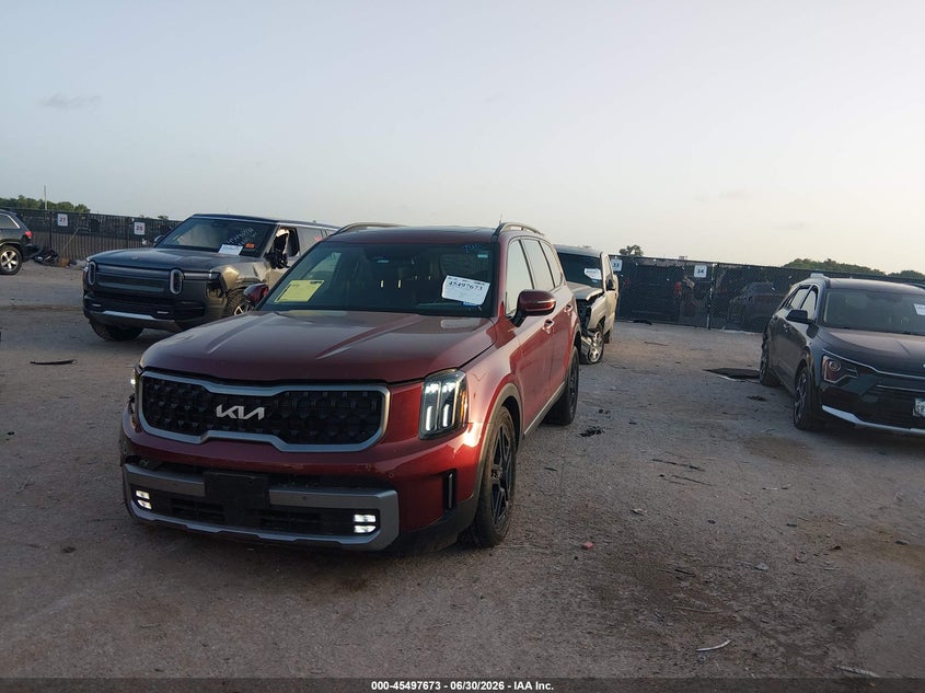 2023 Kia Telluride VIN 5XYP5DGC4PG353076 IAAI salvage auction — RIGHT SIDE, Salvage (Texas), sold $7,700 on 2026-07-28 (photo 2)
