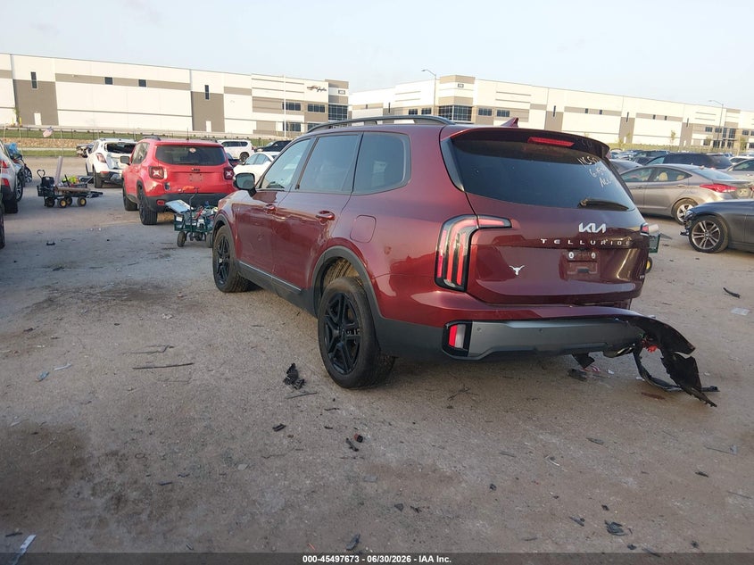 2023 Kia Telluride VIN 5XYP5DGC4PG353076 IAAI salvage auction — RIGHT SIDE, Salvage (Texas), sold $7,700 on 2026-07-28 (photo 3)