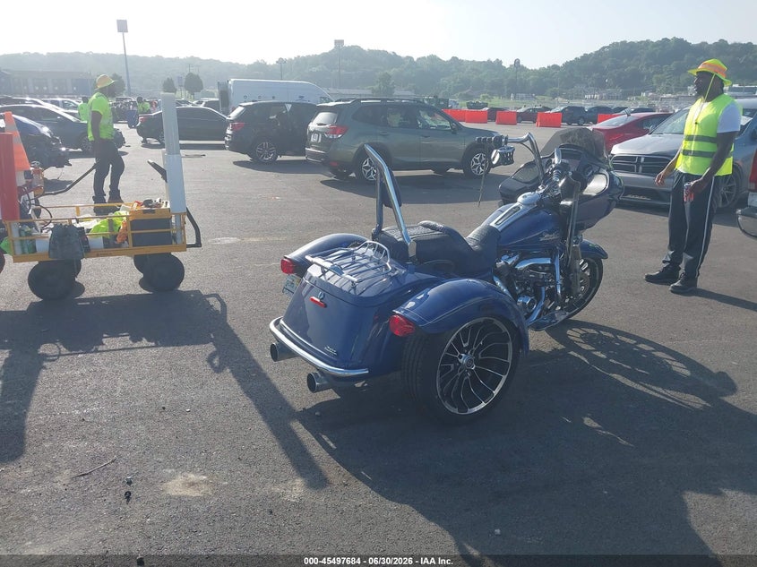 2023 Harley-davidson Road glide VIN 1HD1MFP11PB854549 IAAI salvage auction — LEFT FRONT, Salvage Title, sold $10,300 on 2026-08-26 (photo 4)