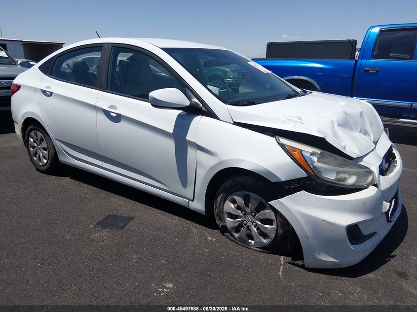 2017 Hyundai Accent VIN KMHCT4AE2HU314691 IAAI salvage auction — SIDE, Salvage (Nevada), sold $625 on 2026-07-17 (photo 1)