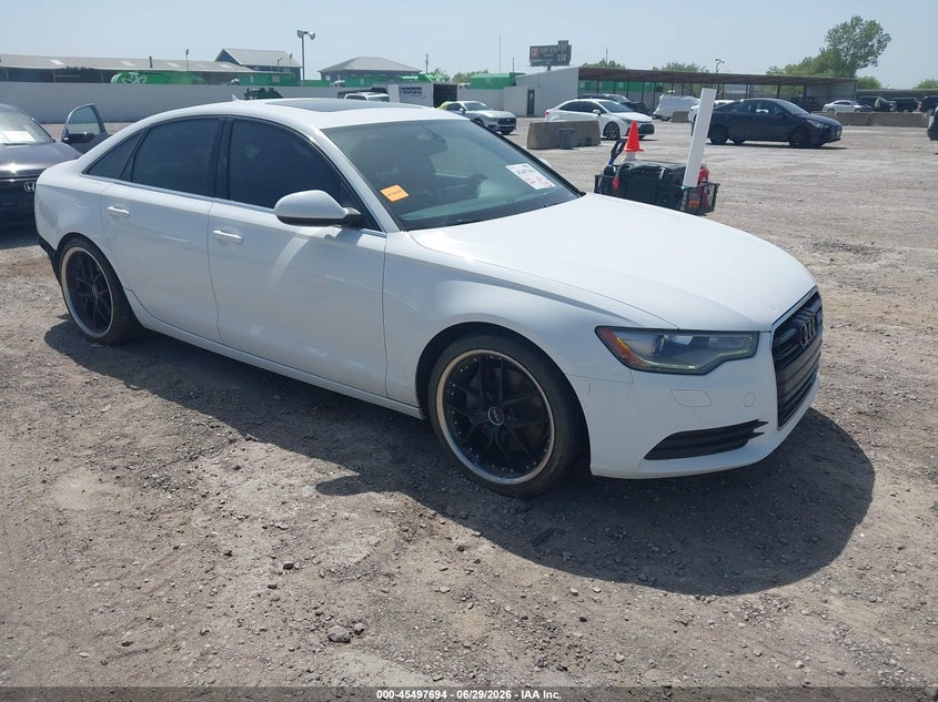 2015 Audi A6 VIN WAUCFAFC6FN013430 IAAI salvage auction — REAR END, Salvage (Texas), sold $1,250 on 2026-07-11 (photo 1)