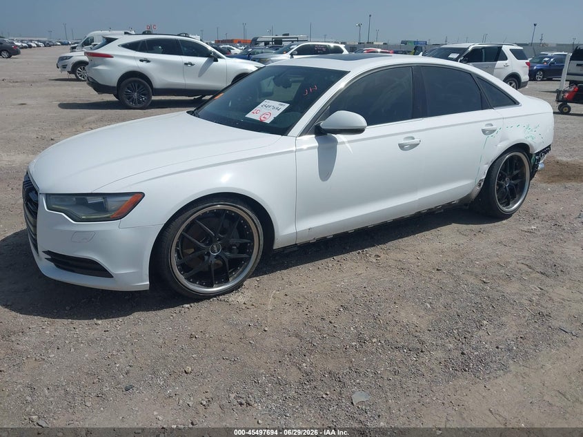2015 Audi A6 VIN WAUCFAFC6FN013430 IAAI salvage auction — REAR END, Salvage (Texas), sold $1,250 on 2026-07-11 (photo 2)