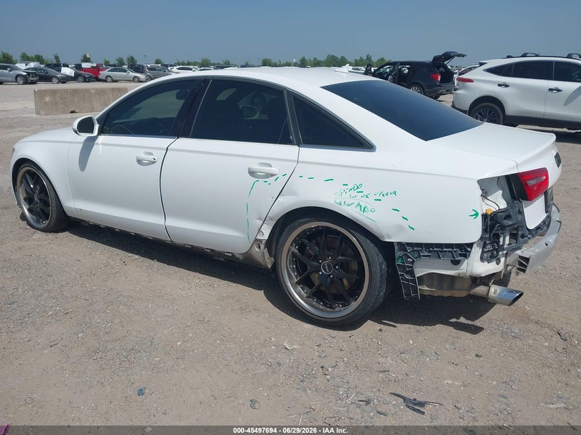 2015 Audi A6 VIN WAUCFAFC6FN013430 IAAI salvage auction — REAR END, Salvage (Texas), sold $1,250 on 2026-07-11 (photo 3)
