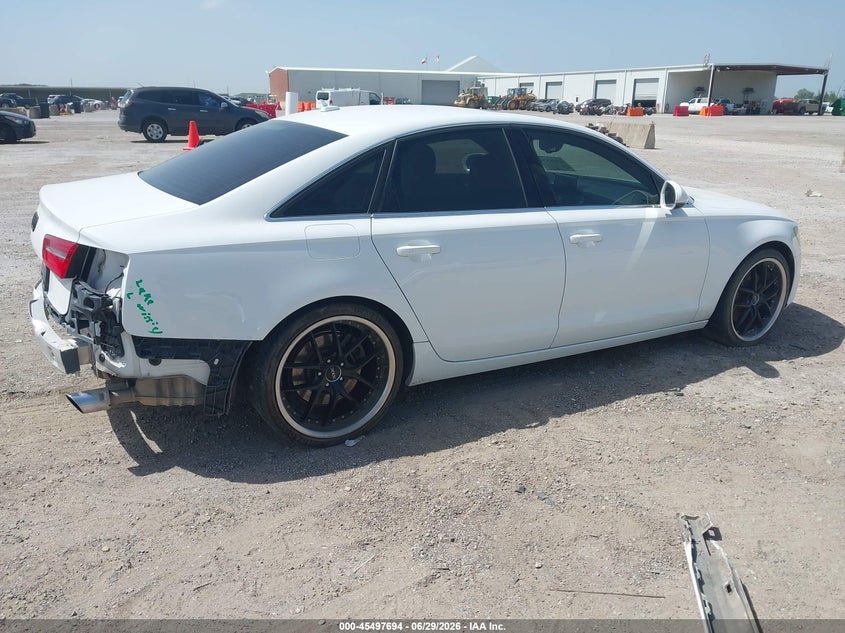 2015 Audi A6 VIN WAUCFAFC6FN013430 IAAI salvage auction — REAR END, Salvage (Texas), sold $1,250 on 2026-07-11 (photo 4)