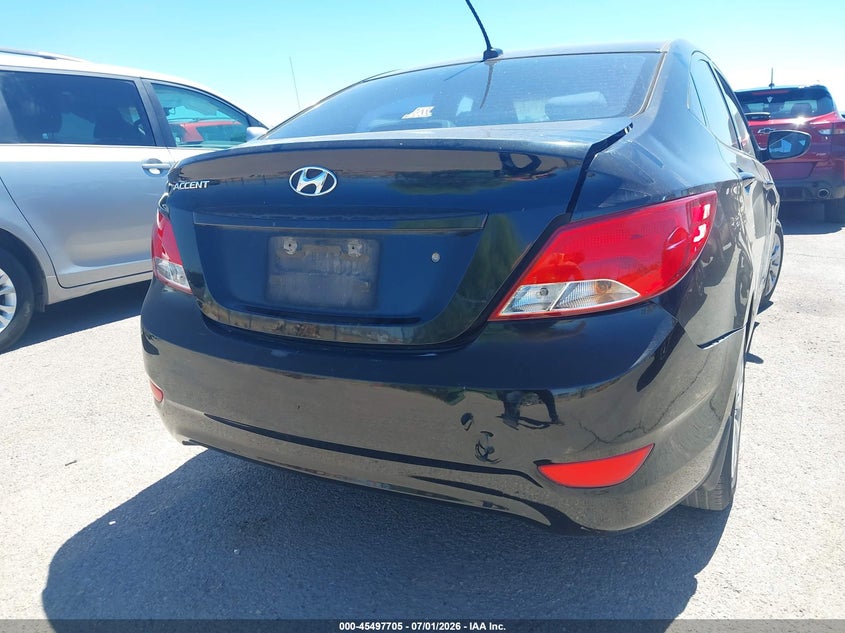 2015 Hyundai Accent VIN KMHCT4AE3FU874006 IAAI salvage auction — REAR END, Salvage (Arizona), sold $825 on 2026-07-23 (photo 6)
