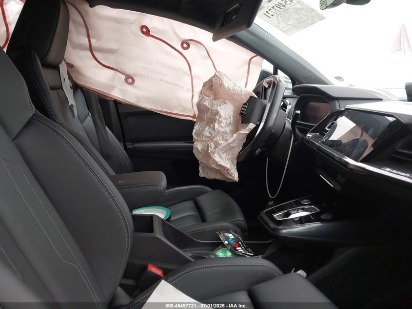 2023 Audi Q4 sportback e-tron VIN WA122BFZ0PP060490 IAAI salvage auction — FRONT END, Salvage Certificate (California), sold $9,200 on 2026-09-09 (photo 5)