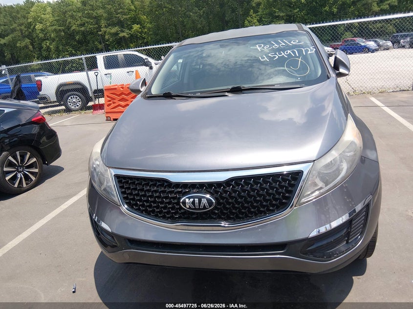 2015 Kia Sportage VIN KNDPB3AC6F7737948 IAAI salvage auction — NORMAL WEAR, Clear (North Carolina), sold $1,550 on 2026-07-29 (photo 6)
