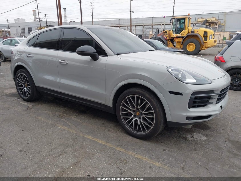 2021 Porsche Cayenne coupe VIN WP1BA2AY6MDA43356 IAAI salvage auction — FRONT END, Salvage Title, sold $20,200 on 2026-07-21 (photo 1)