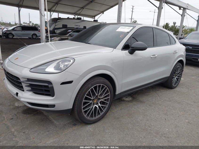 2021 Porsche Cayenne coupe VIN WP1BA2AY6MDA43356 IAAI salvage auction — FRONT END, Salvage Title, sold $20,200 on 2026-07-21 (photo 2)