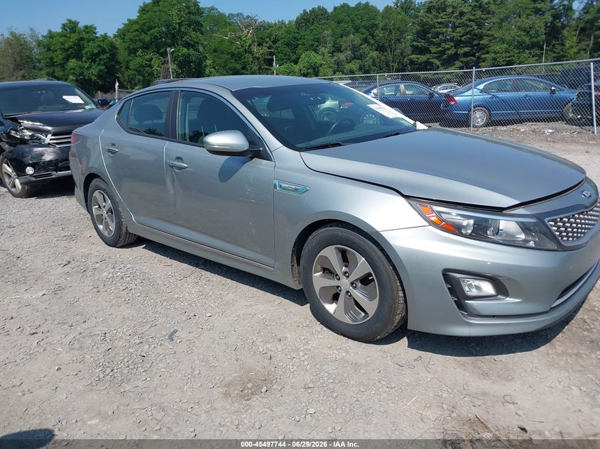 2015 Kia Optima VIN KNAGM4AD3F5082195 IAAI salvage auction — NORMAL WEAR, Salvage Title, sold $875 on 2026-07-14 (photo 1)