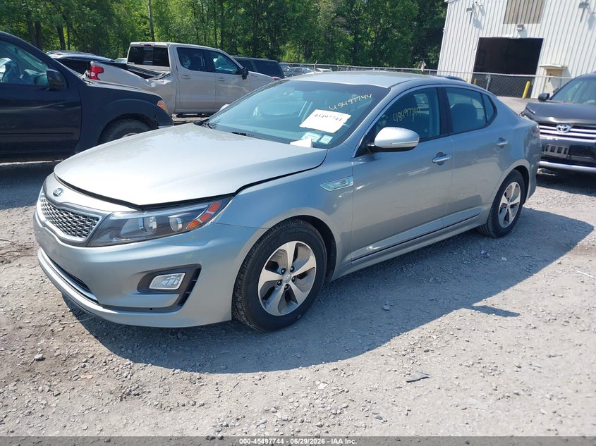 2015 Kia Optima VIN KNAGM4AD3F5082195 IAAI salvage auction — NORMAL WEAR, Salvage Title, sold $875 on 2026-07-14 (photo 2)