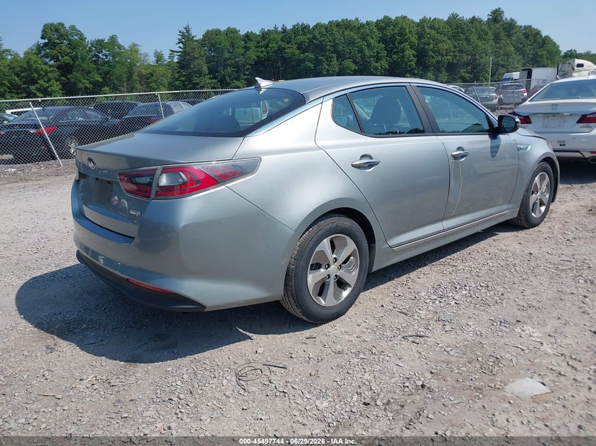 2015 Kia Optima VIN KNAGM4AD3F5082195 IAAI salvage auction — NORMAL WEAR, Salvage Title, sold $875 on 2026-07-14 (photo 4)
