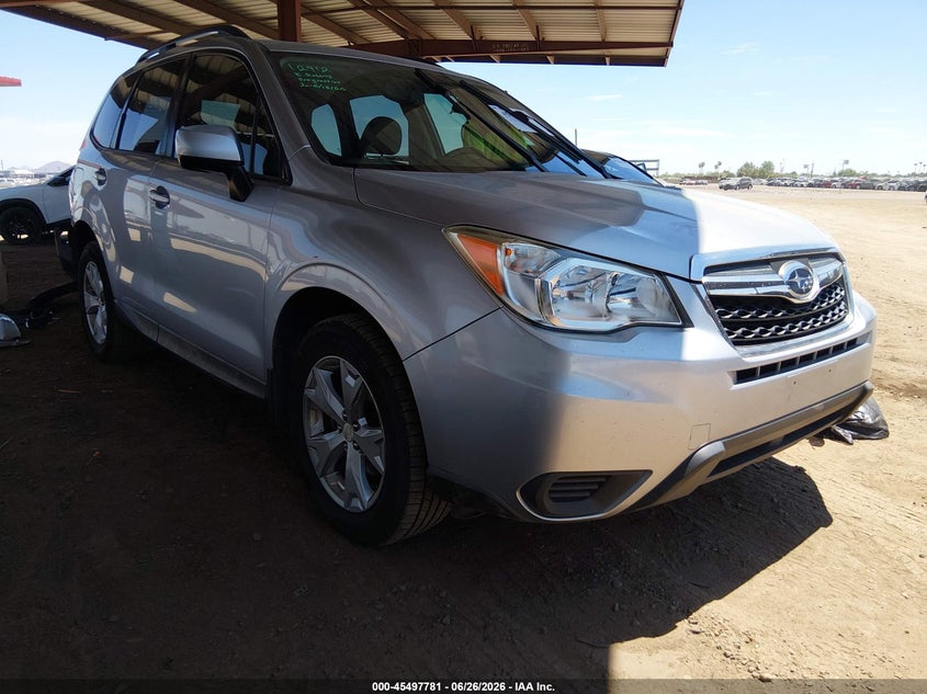 2014 Subaru Forester VIN JF2SJAEC8EH436202 IAAI salvage auction — REAR END, Salvage (Arizona), sold $1,700 on 2026-07-11 (photo 1)