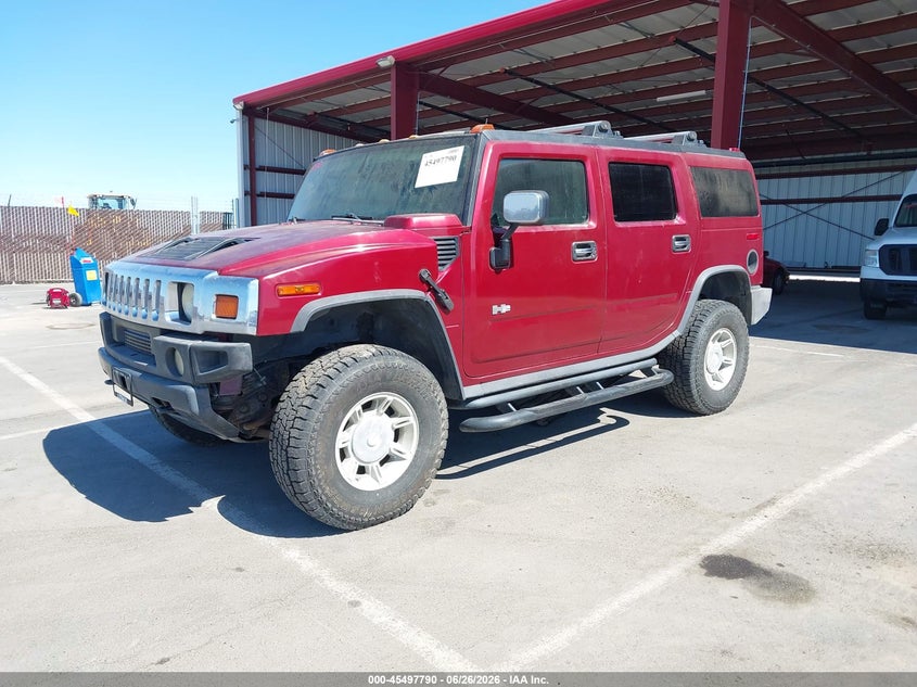 2004 Hummer H2 VIN 5GRGN23U94H113977 IAAI salvage auction — NORMAL WEAR, Clear - Dealer Only (California), sold $1,500 on 2026-07-21 (photo 2)