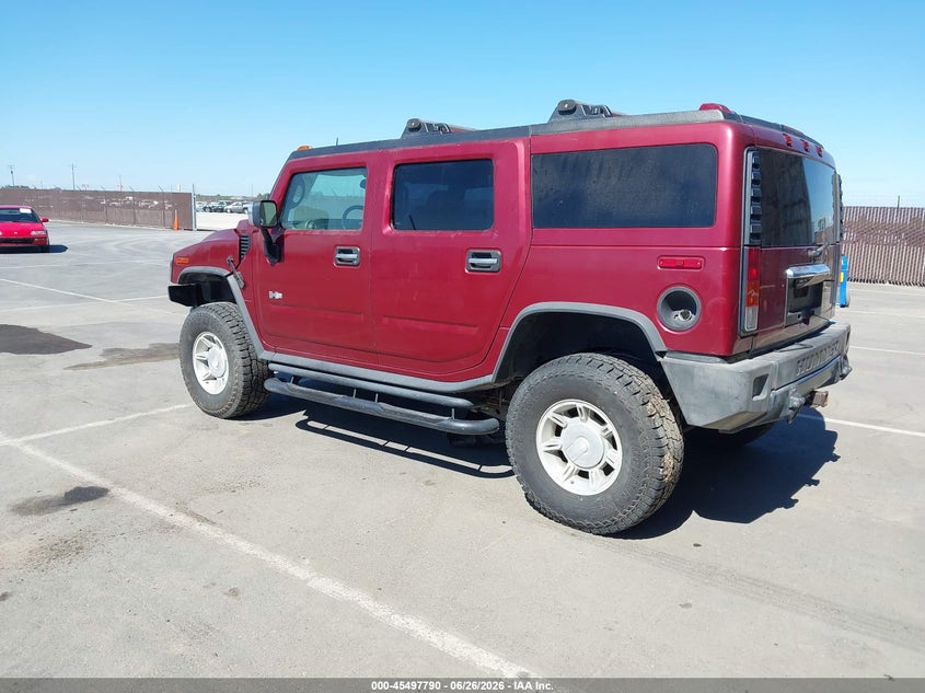 2004 Hummer H2 VIN 5GRGN23U94H113977 IAAI salvage auction — NORMAL WEAR, Clear - Dealer Only (California), sold $1,500 on 2026-07-21 (photo 3)