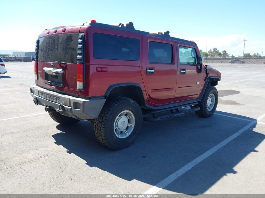 2004 Hummer H2 VIN 5GRGN23U94H113977 IAAI salvage auction — NORMAL WEAR, Clear - Dealer Only (California), sold $1,500 on 2026-07-21 (photo 4)